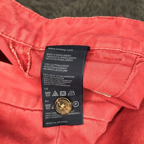 TOMMY HILFIGER coral/pink casual skirt pockets - Picture 7 of 7